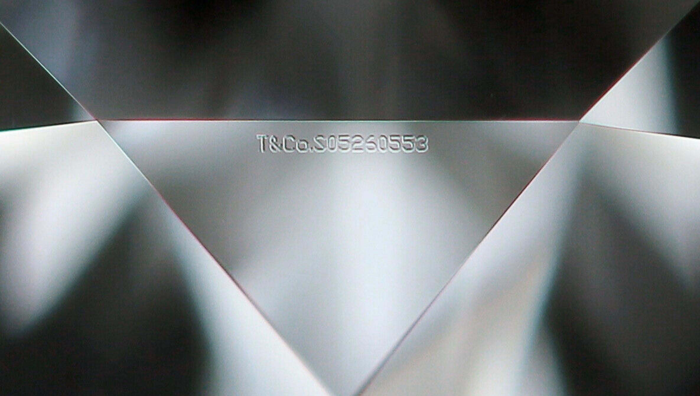 Tiffany & Co. Solitär Verlobungsring .53 Ct HVVS1 in Platin Ausgezeichneter Schliff Damen
