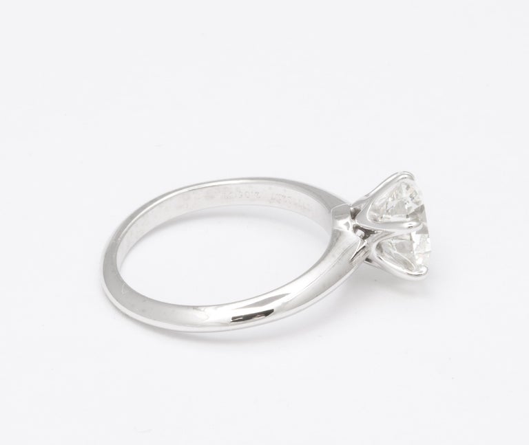 Tiffany & Co. Solitaire Engagement Ring For Sale 1