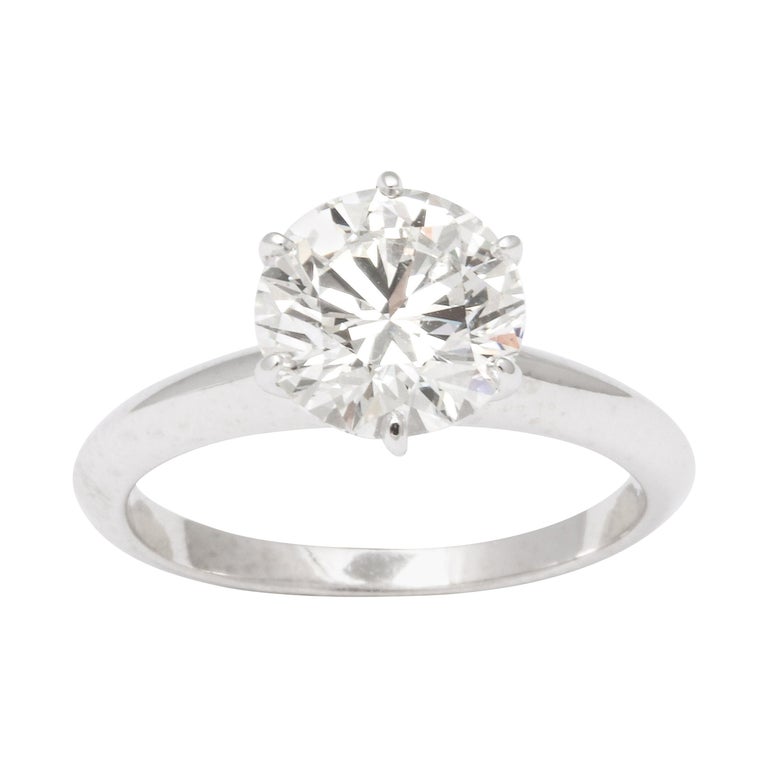 Tiffany & Co. Solitaire Engagement Ring For Sale