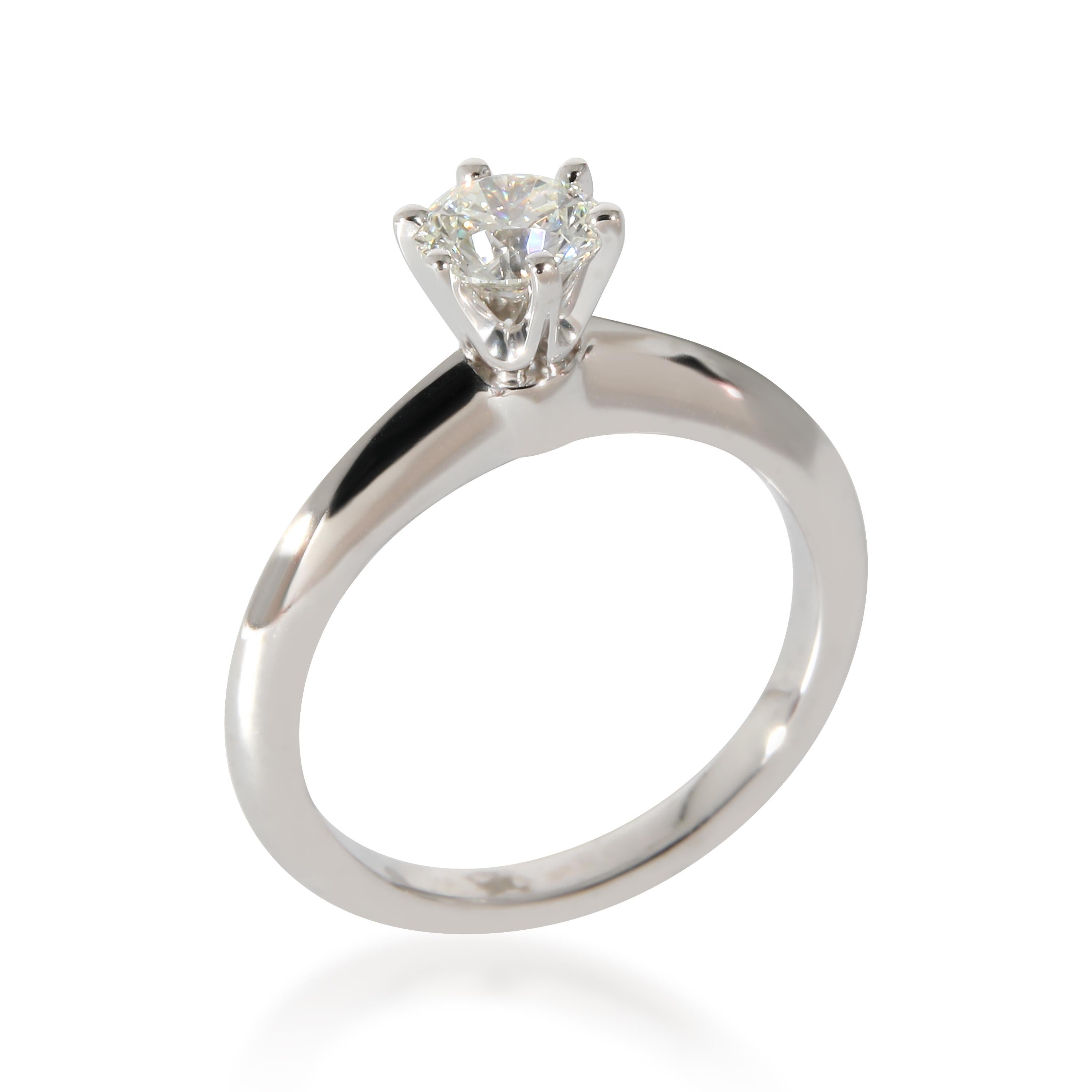 Tiffany & Co. Solitaire Engagement Ring In Platinum .40 CTW.

PRIMARY DETAILS
SKU: 133118
Listing Title: Tiffany & Co. Solitaire Engagement Ring In Platinum .40 CTW.
Condition Description: The classic engagement ring. Tiffany & Co. introduced its
