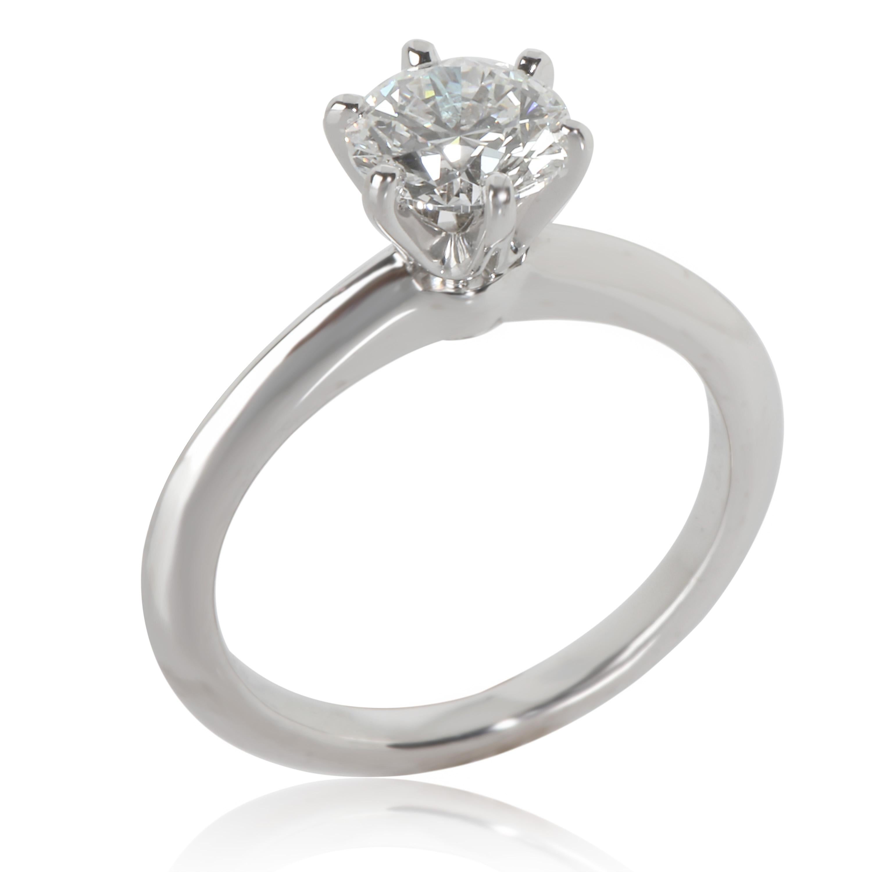 Tiffany & Co. Solitaire Engagement Ring in Platinum F VS2 1.00 CTW

PRIMARY DETAILS
SKU: 142946
Listing Title: Tiffany & Co. Solitaire Engagement Ring in Platinum F VS2 1.00 CTW
Condition Description: The classic engagement ring. Tiffany & Co.