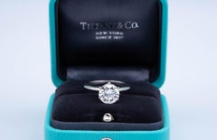 Tiffany & Co. Solitaire Ring with Round 1.64 Carat Center I VS2 in Platinum
