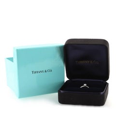 Tiffany & Co. Solitaire Ring Platinum with RBC Diamond E/IF 0.22CT