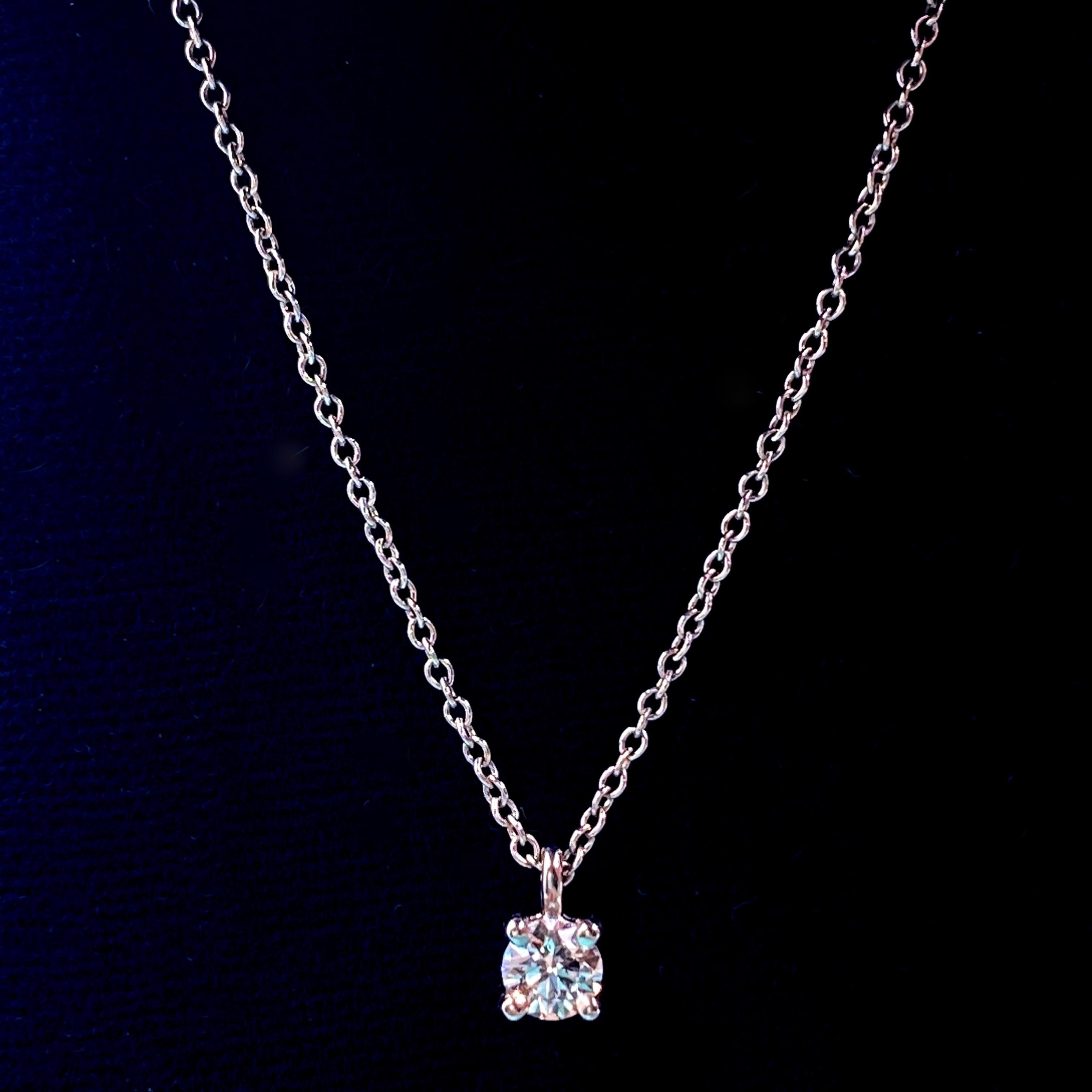 1 carat diamond necklace tiffany