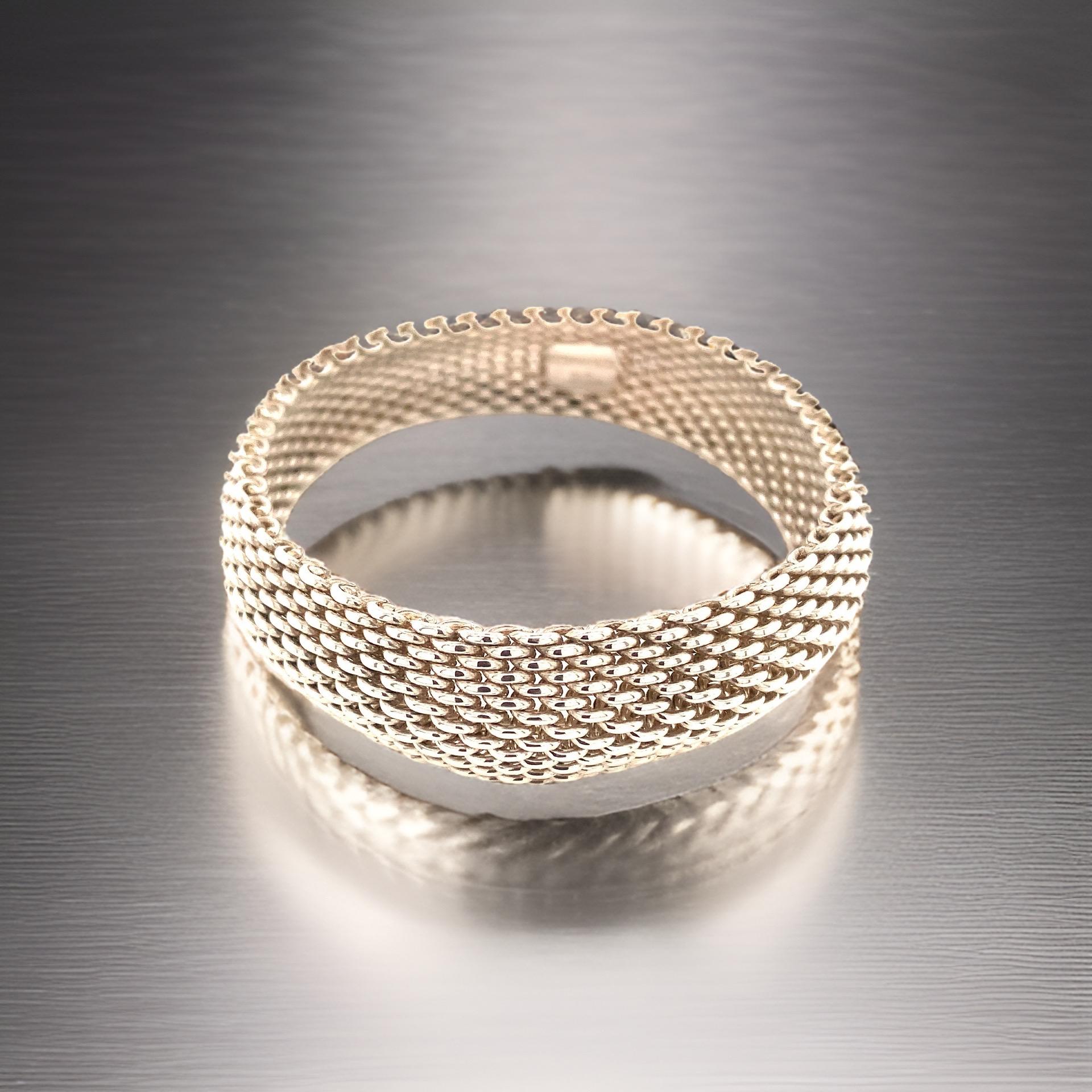 Tiffany & Co. Somerset Bangle M 7.5