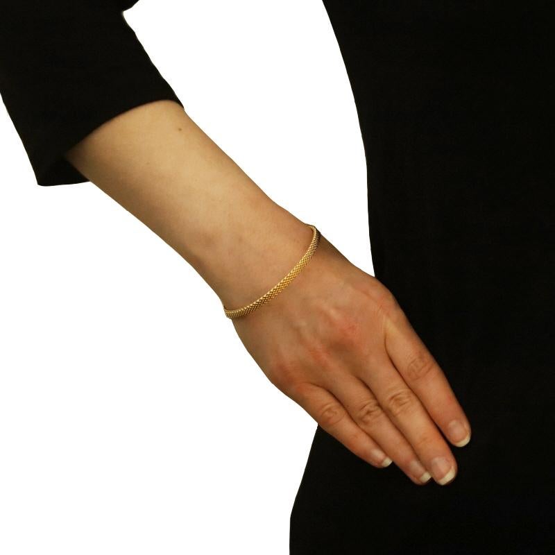 Tiffany & Co. Somerset Mesh Armreif Armband 7 1/4