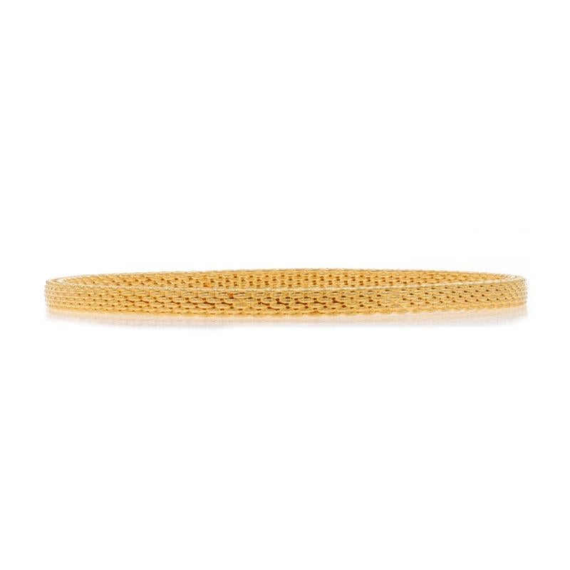 Tiffany & Co. Somerset Mesh Armreif Armband 7 1/4