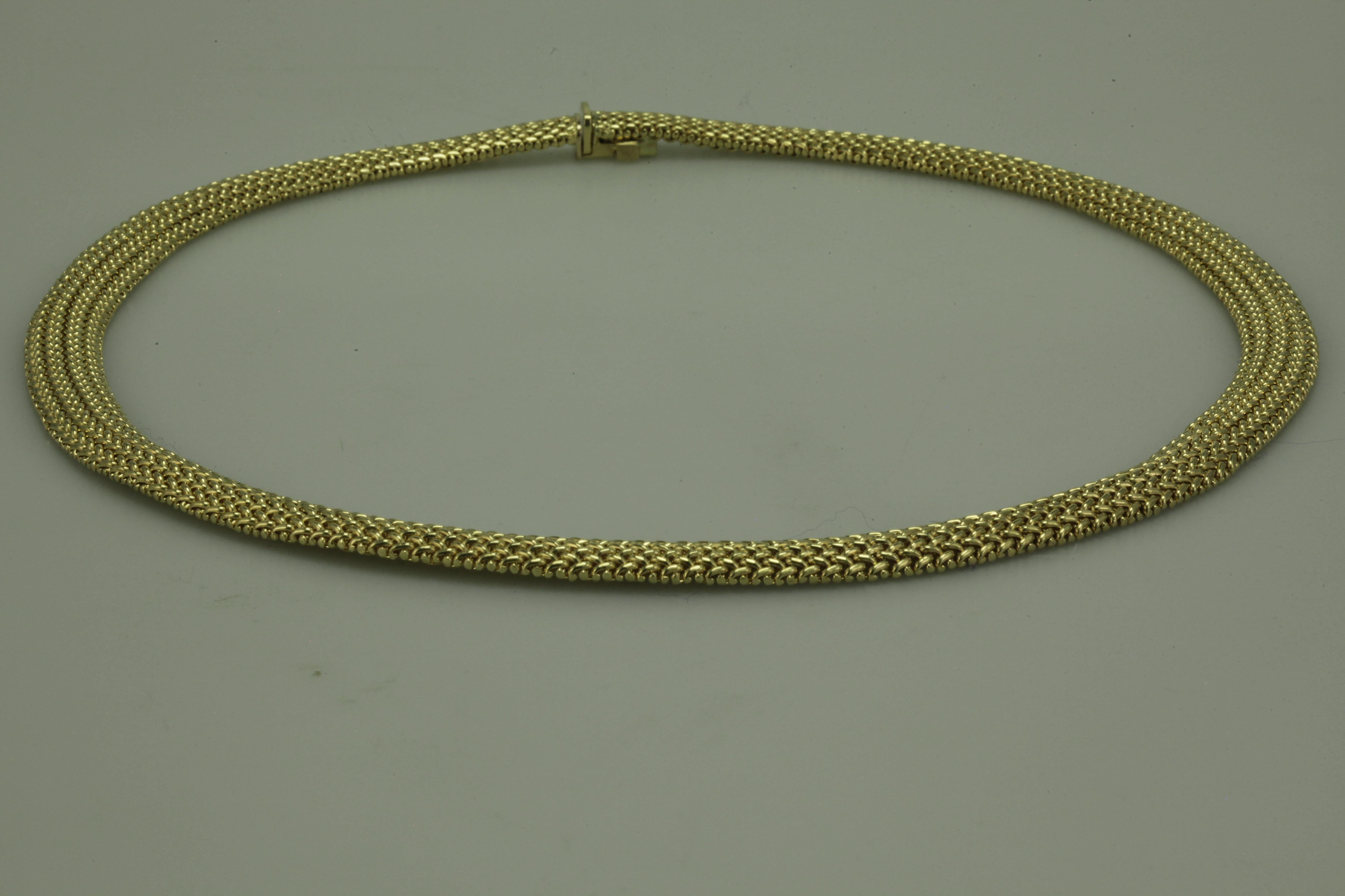 tiffany mesh necklace