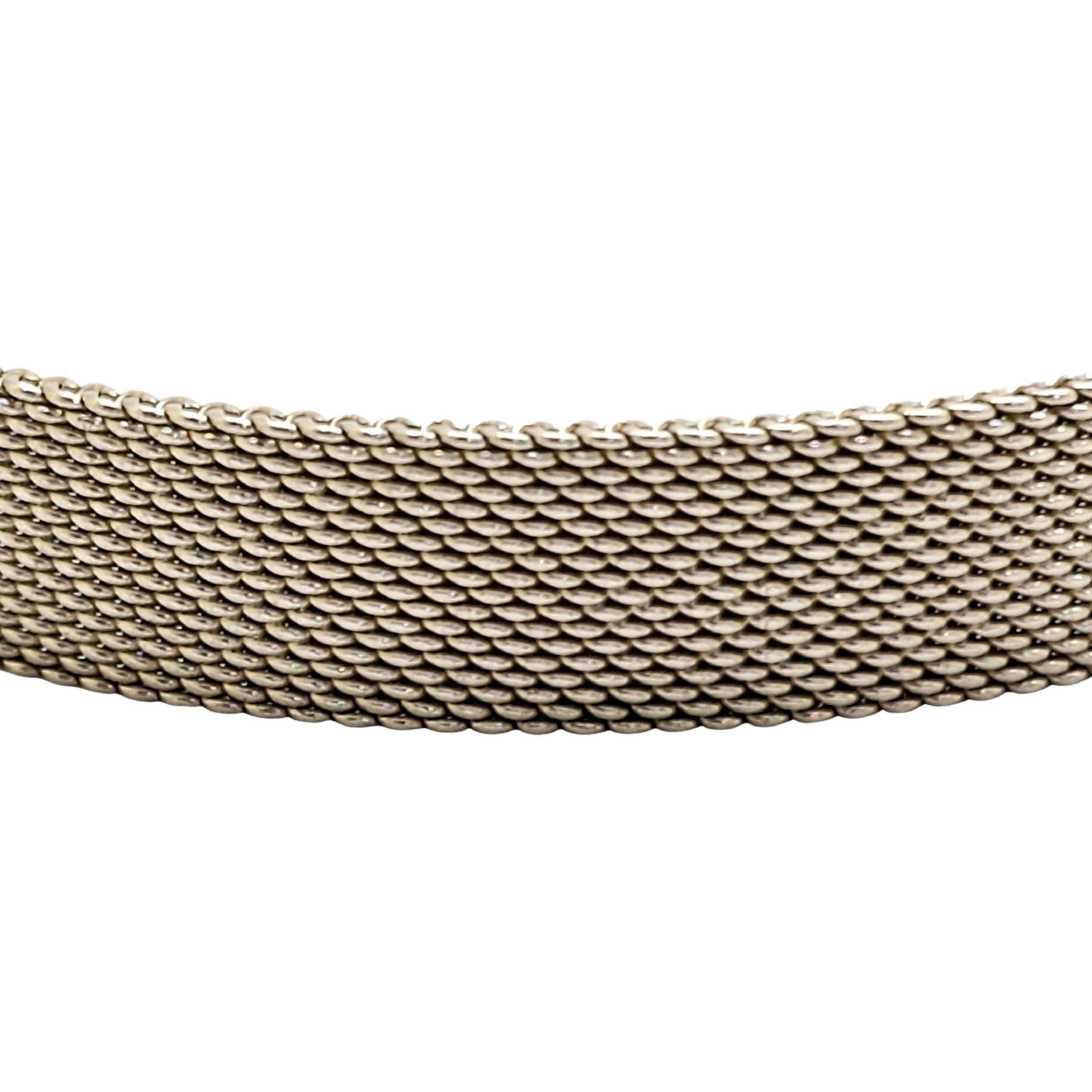 Tiffany & Co Somerset Mesh Rigid Bangle 3