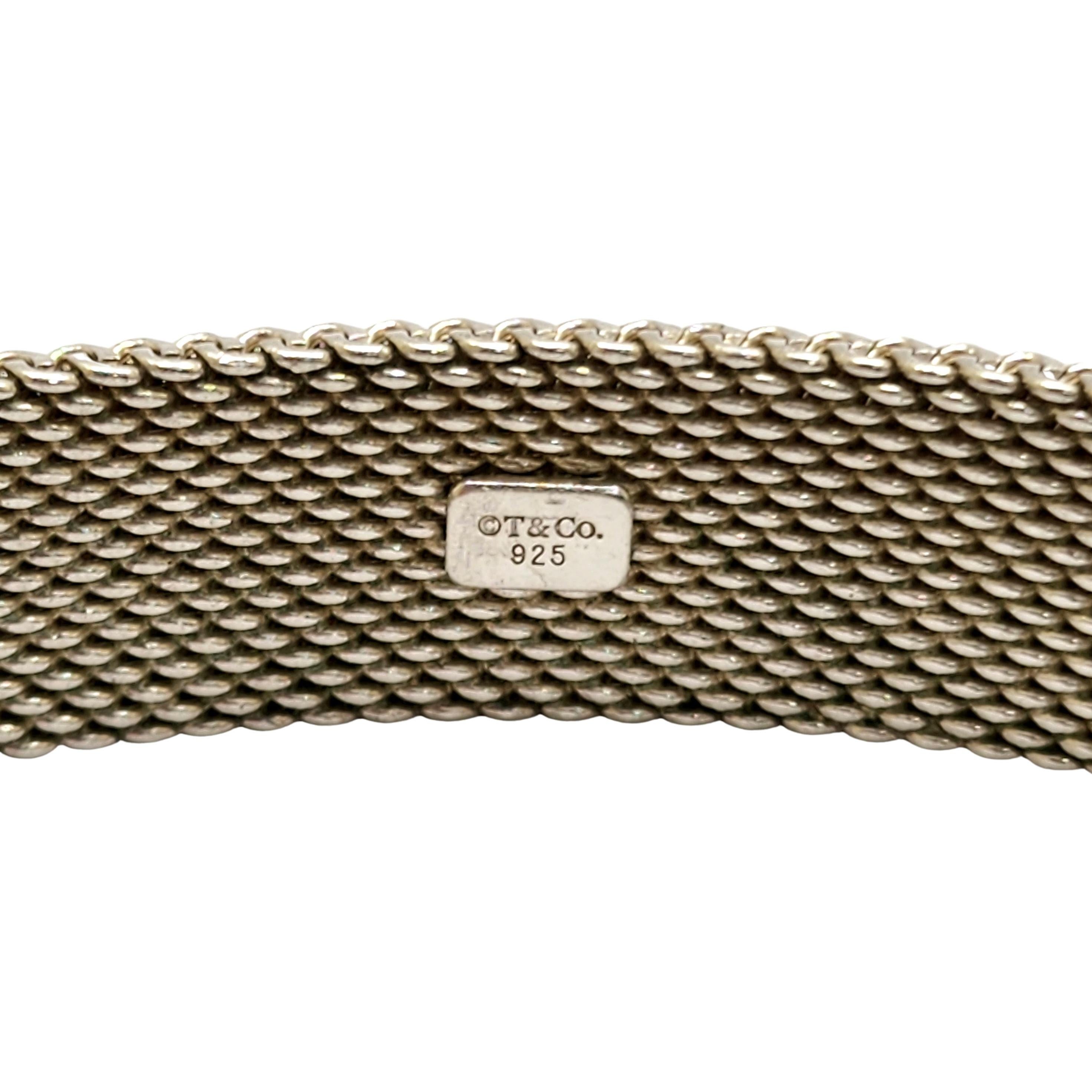 Tiffany & Co Somerset Mesh Rigid Bangle 4