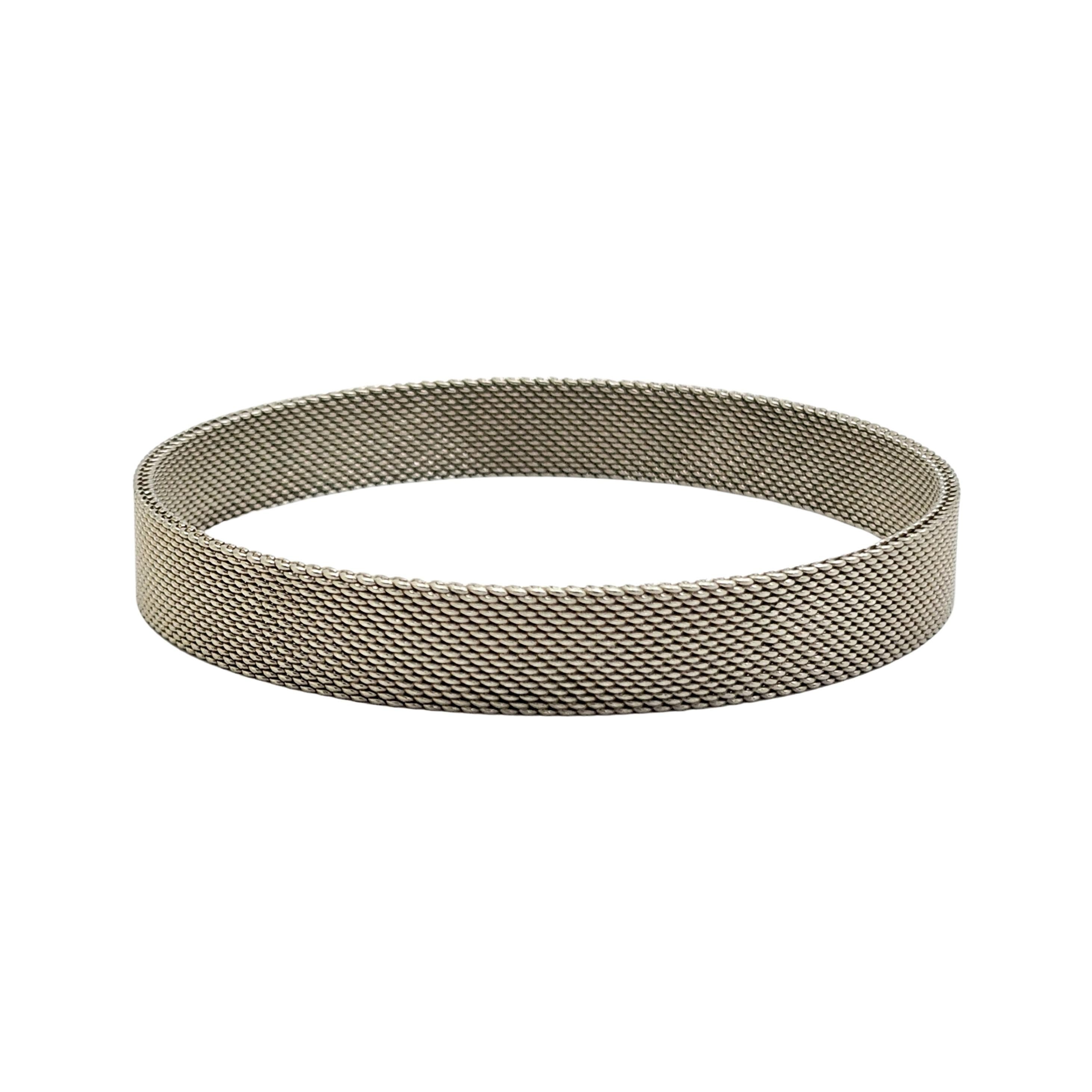 Tiffany & Co Somerset Mesh Rigid Bangle 1