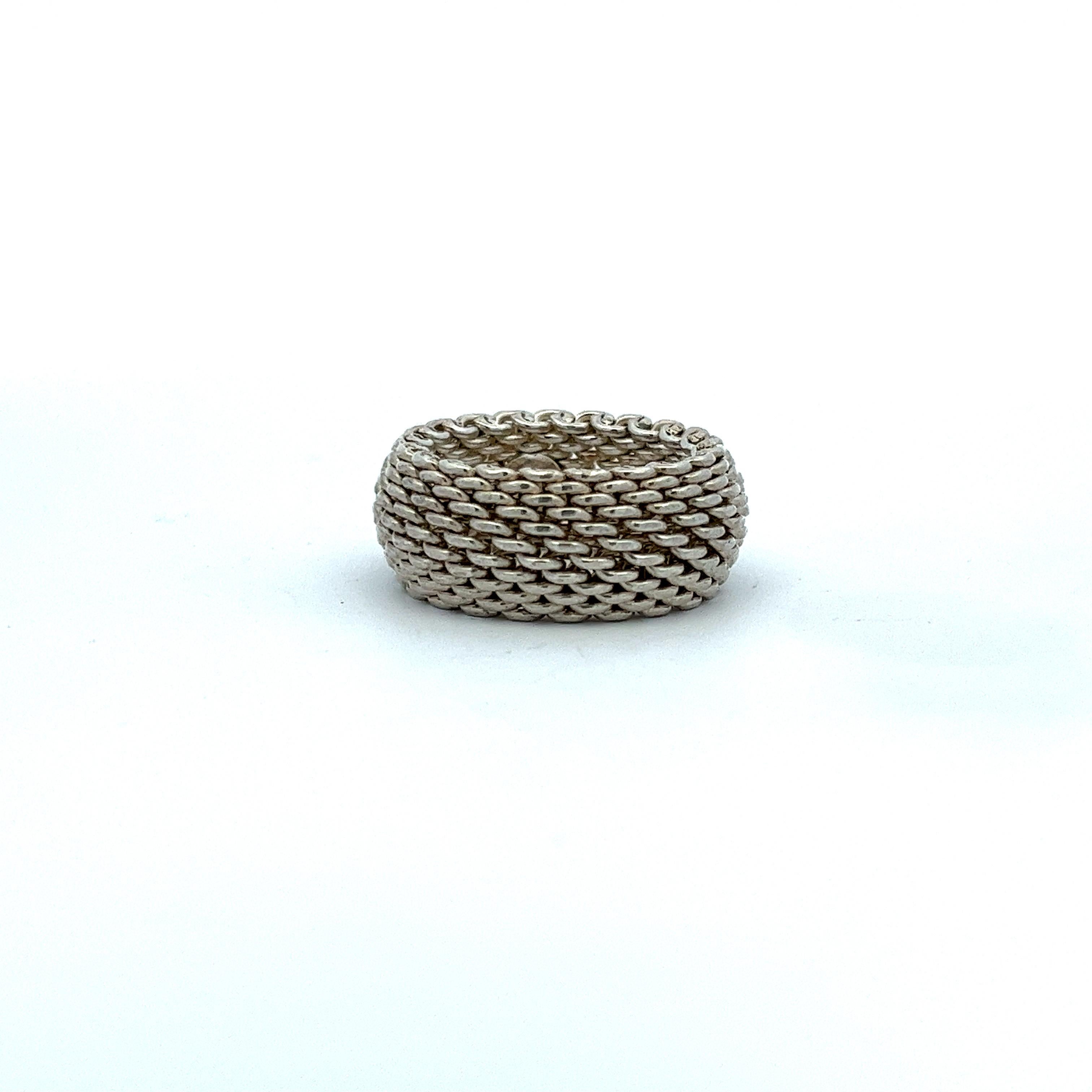 bague maille tiffany