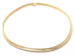 Tiffany & Co. Somerset Mesh Yellow Gold Necklace