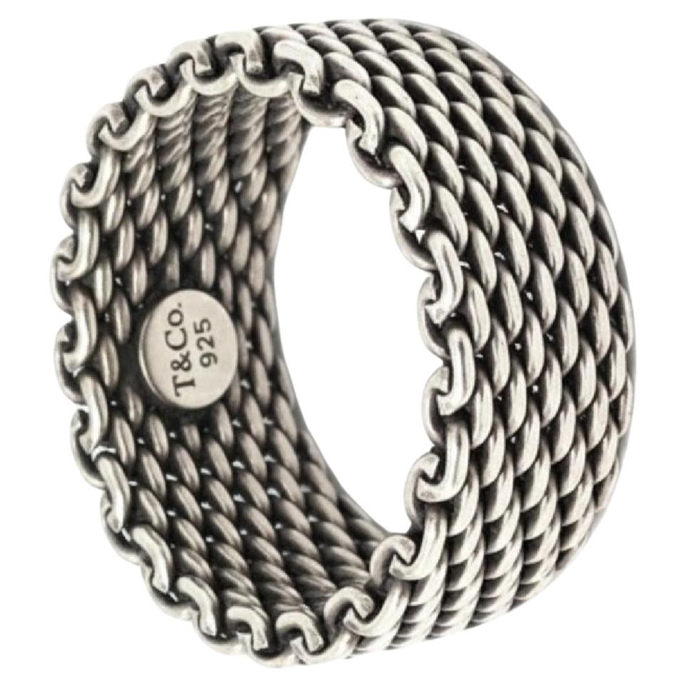Tiffany & Co. Anello Somerset in argento sterling in vendita