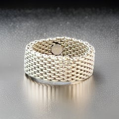 Tiffany & Co Somerset Ring Size 14 Sterling Silver 10.7 Grams Estate