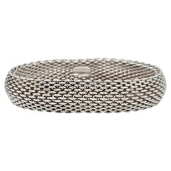 Tiffany & Co Somerset Sterling Silver Mesh Bracelet #20136