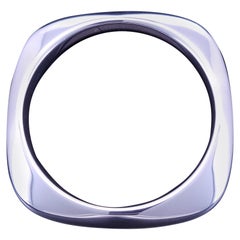 Tiffany & Co Square Bangle Bracelet Sterling Silver 925