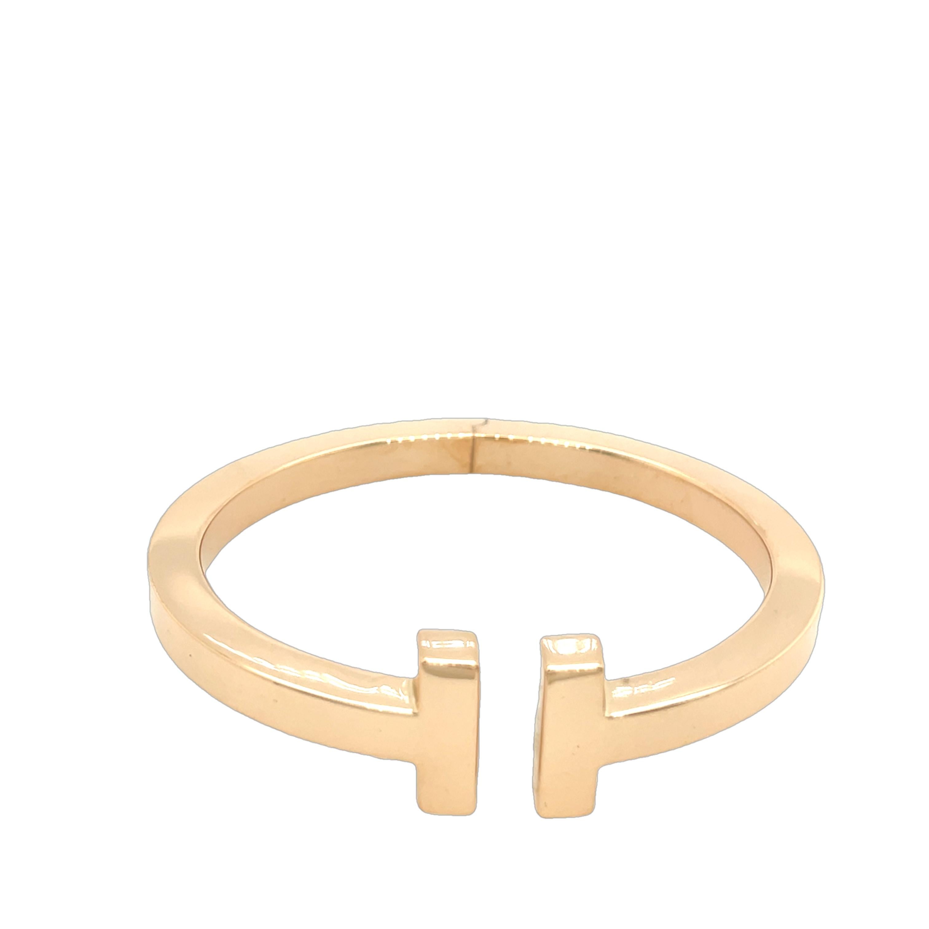 Tiffany & Co. Bracciale quadrato in oro rosa 18ct 2