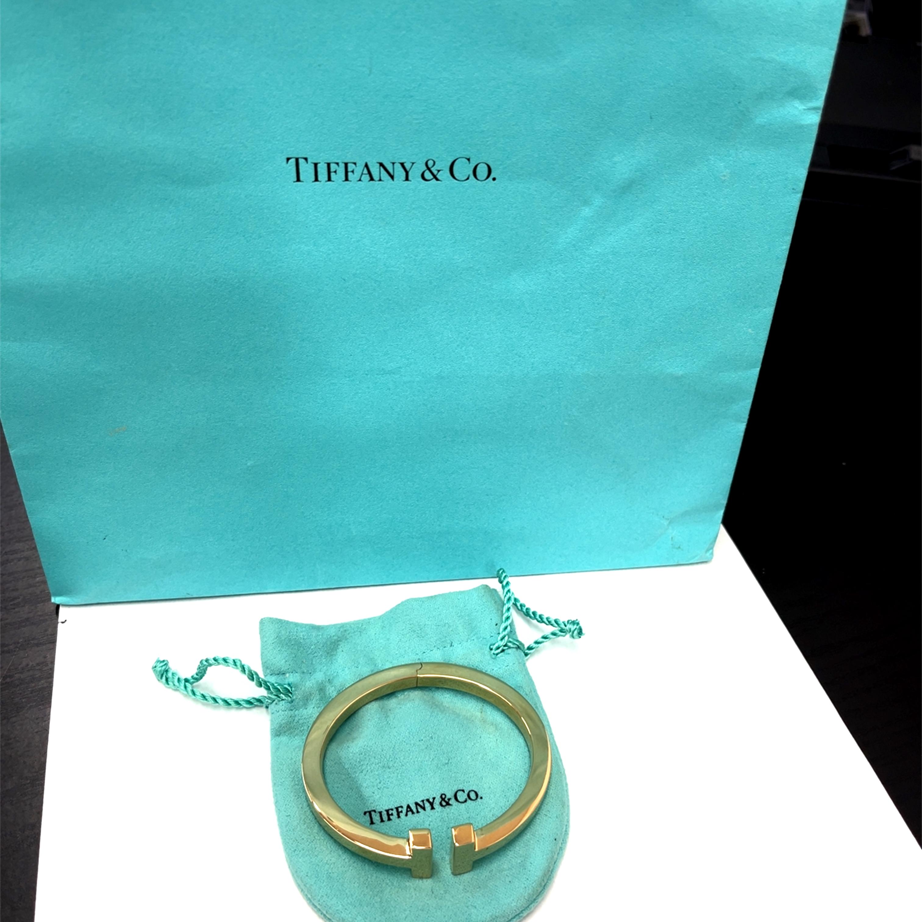 Tiffany & Co. Bracciale quadrato in oro rosa 18ct 3