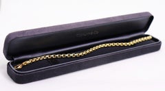 Tiffany & Co. Square Link 18 Carat Yellow Gold Bracelet