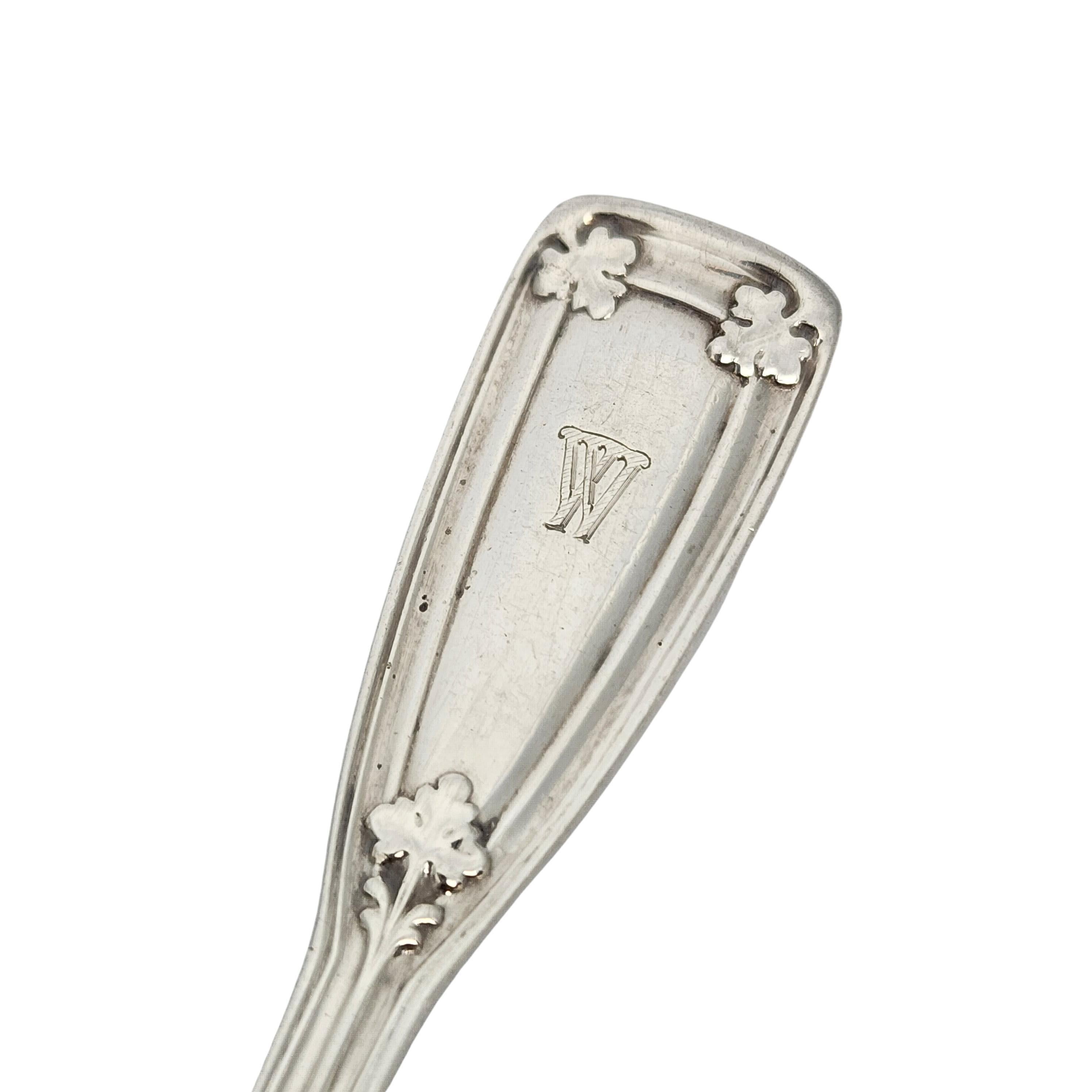 Tiffany & Co St Dunstan Sterling Silver Bouillon Spoon w/mono 5 3/8