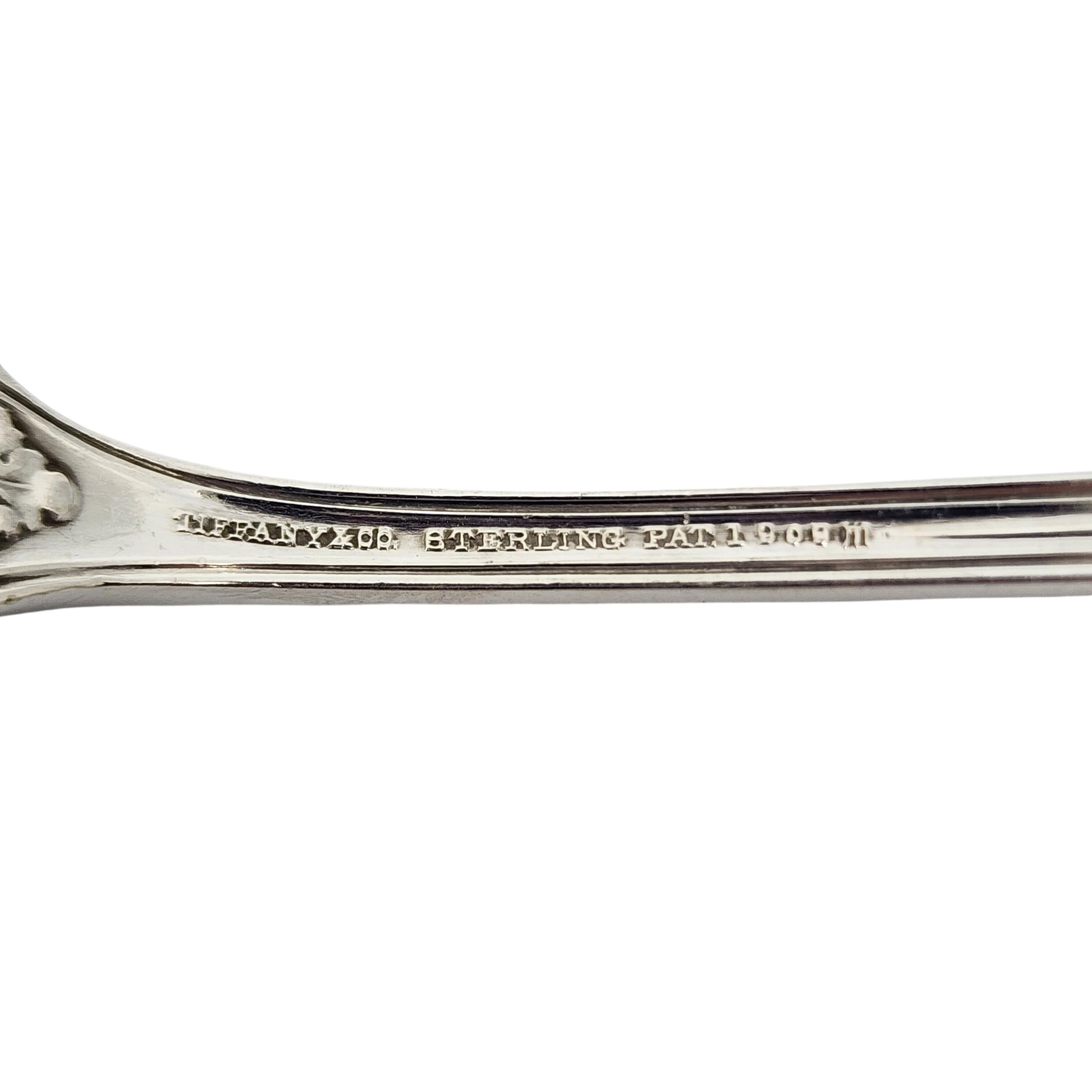 Tiffany & Co St Dunstan Sterling Silver Bouillon Spoon w/mono 5 3/8