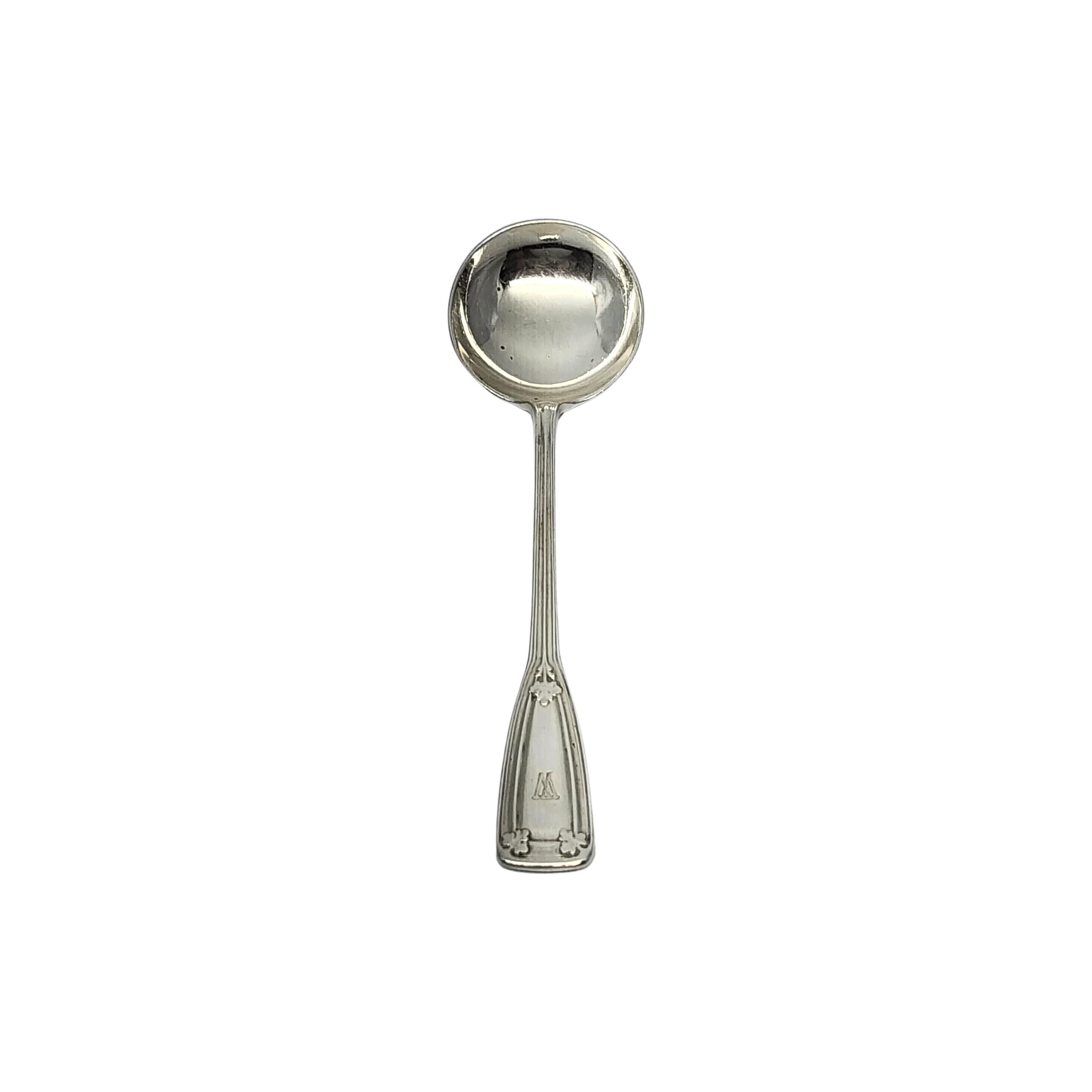 Tiffany & Co St Dunstan Sterling Silver Bouillon Spoon w/mono 5 3/8" #15588 For Sale