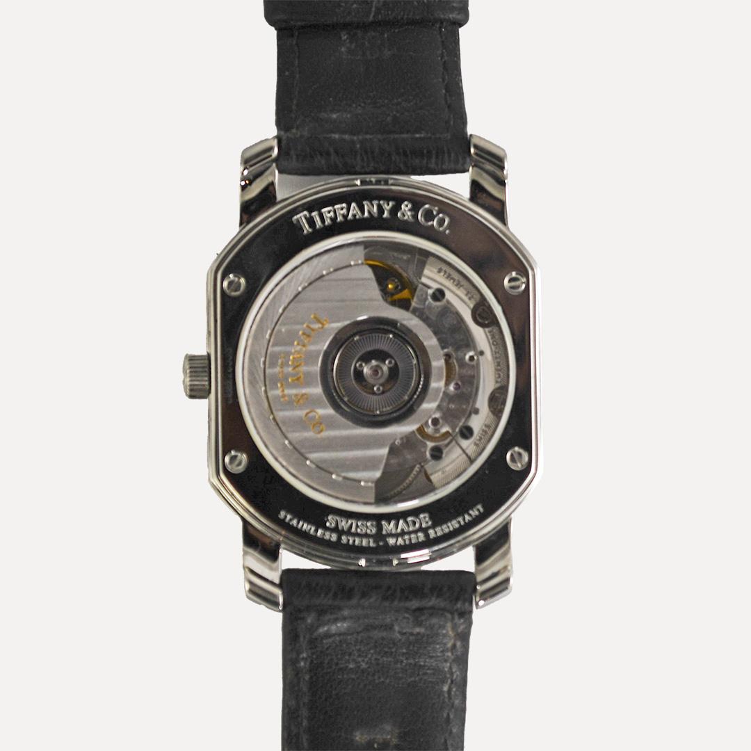 Tiffany & Co. Reloj de acero inoxidable Auto Mark Coupe (33 mm x 39 mm) en venta 7