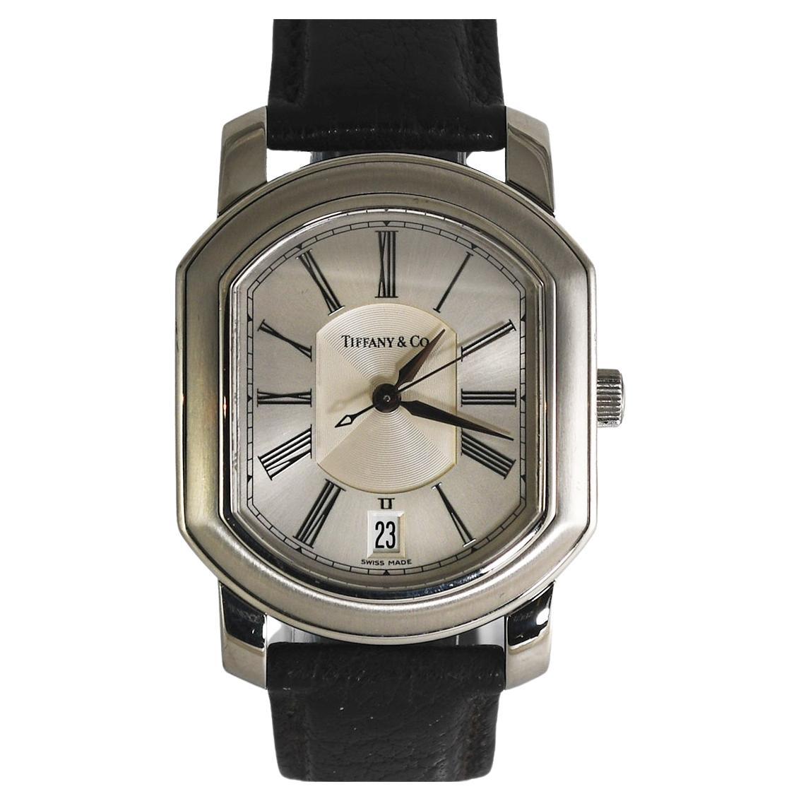 Tiffany & Co. Reloj de acero inoxidable Auto Mark Coupe (33 mm x 39 mm) en venta