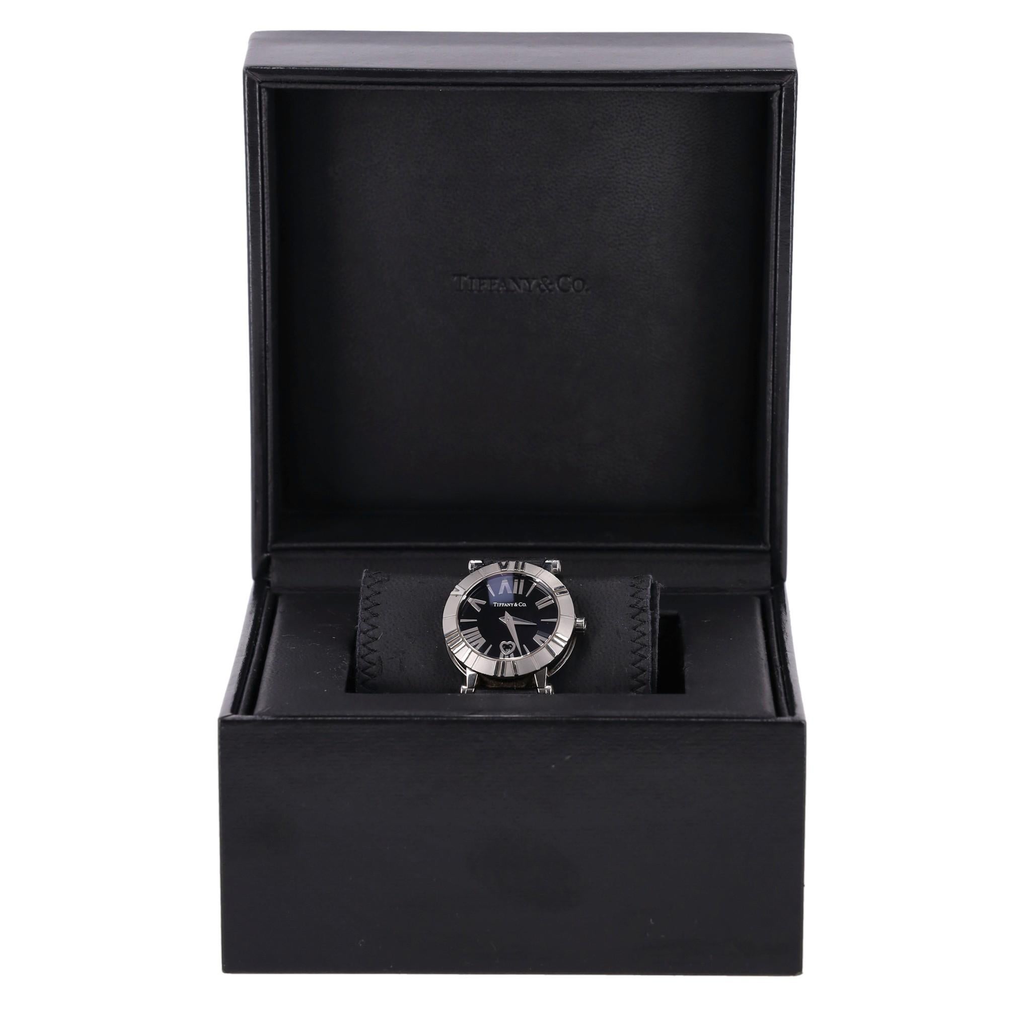 Tiffany & Co. Stainless Steel Automatic Atlas Watch In Good Condition In London, GB