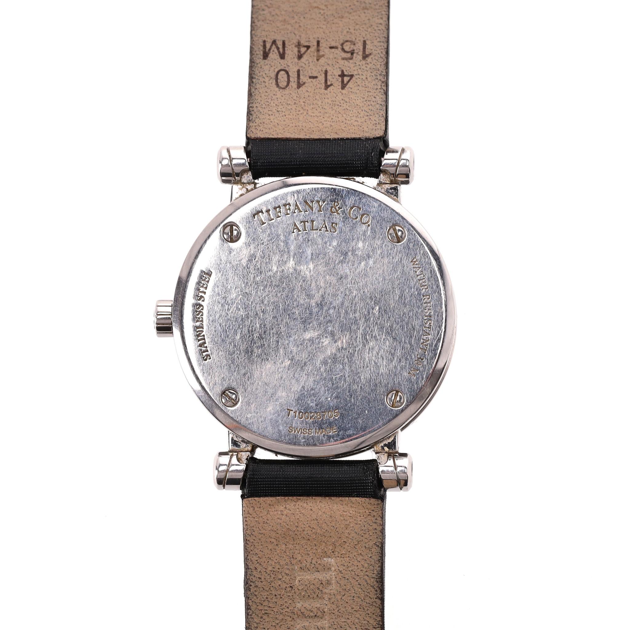 Tiffany & Co. Stainless Steel Automatic Atlas Watch 2