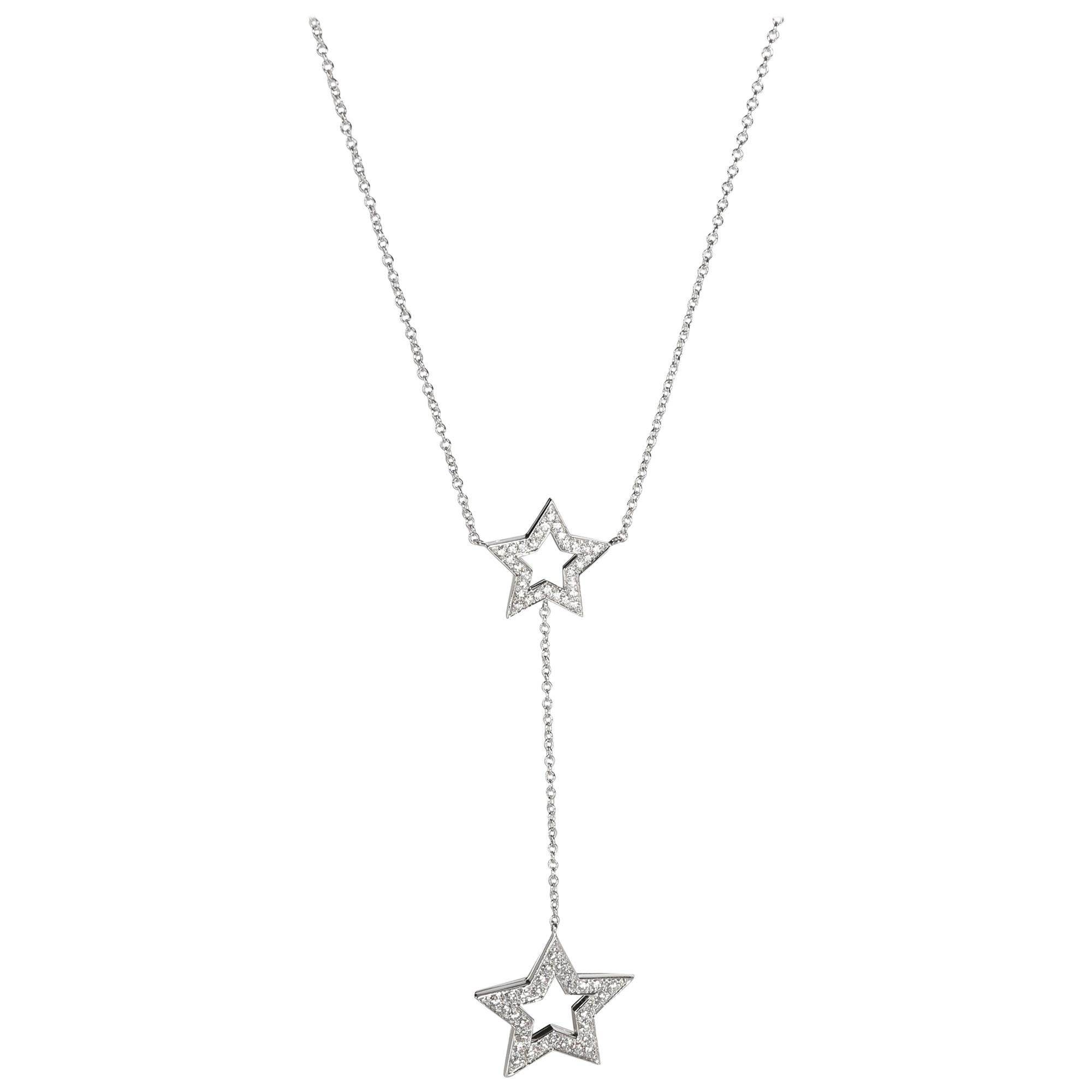 Tiffany & Co. Star Diamond Necklace in Platinum 0.45 Carat