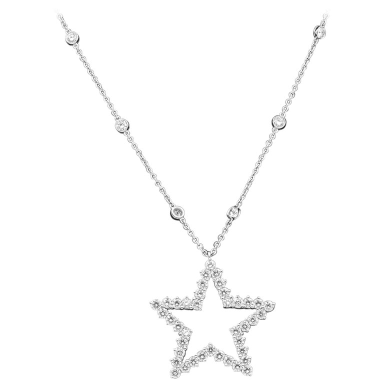 Tiffany and Co. Star Diamond Pendant at 1stDibs