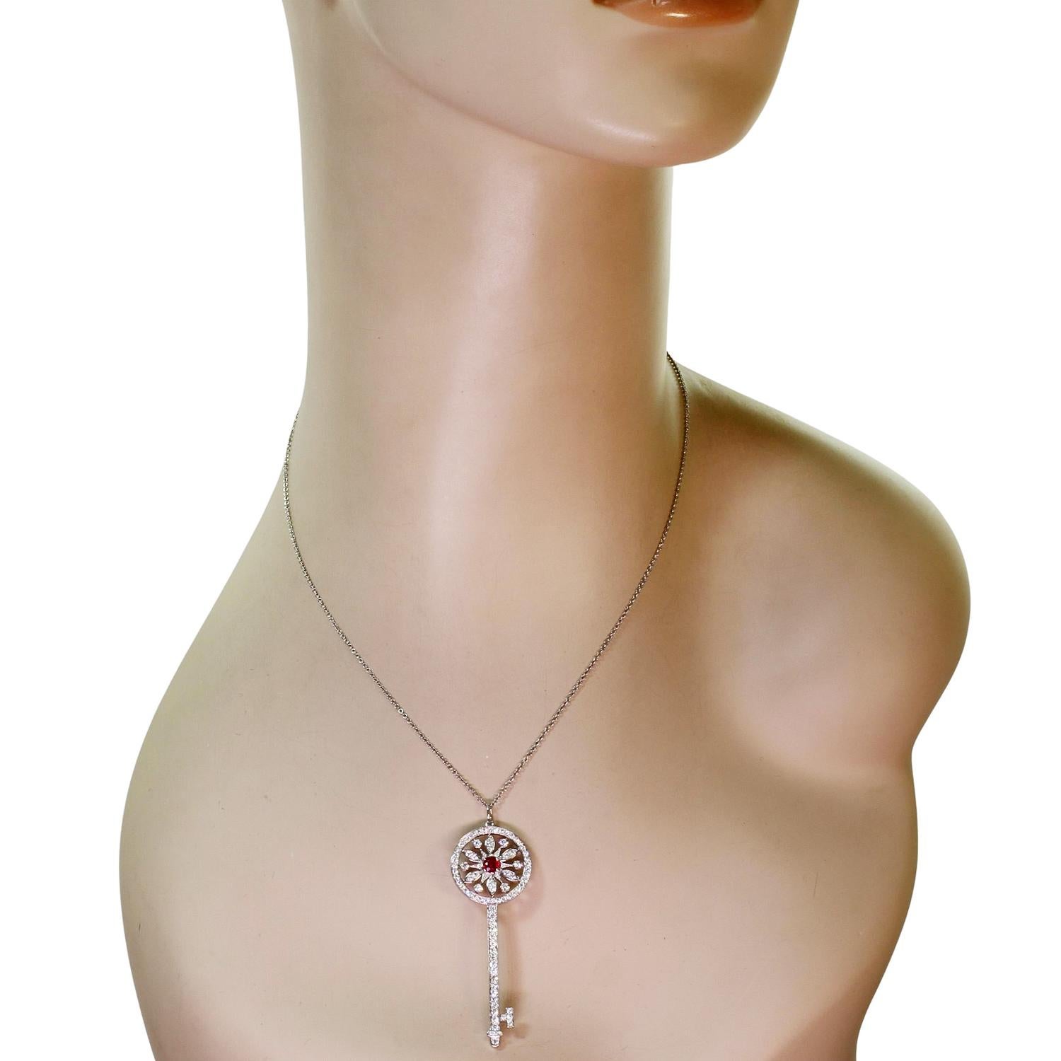 diamond and ruby necklace tiffany