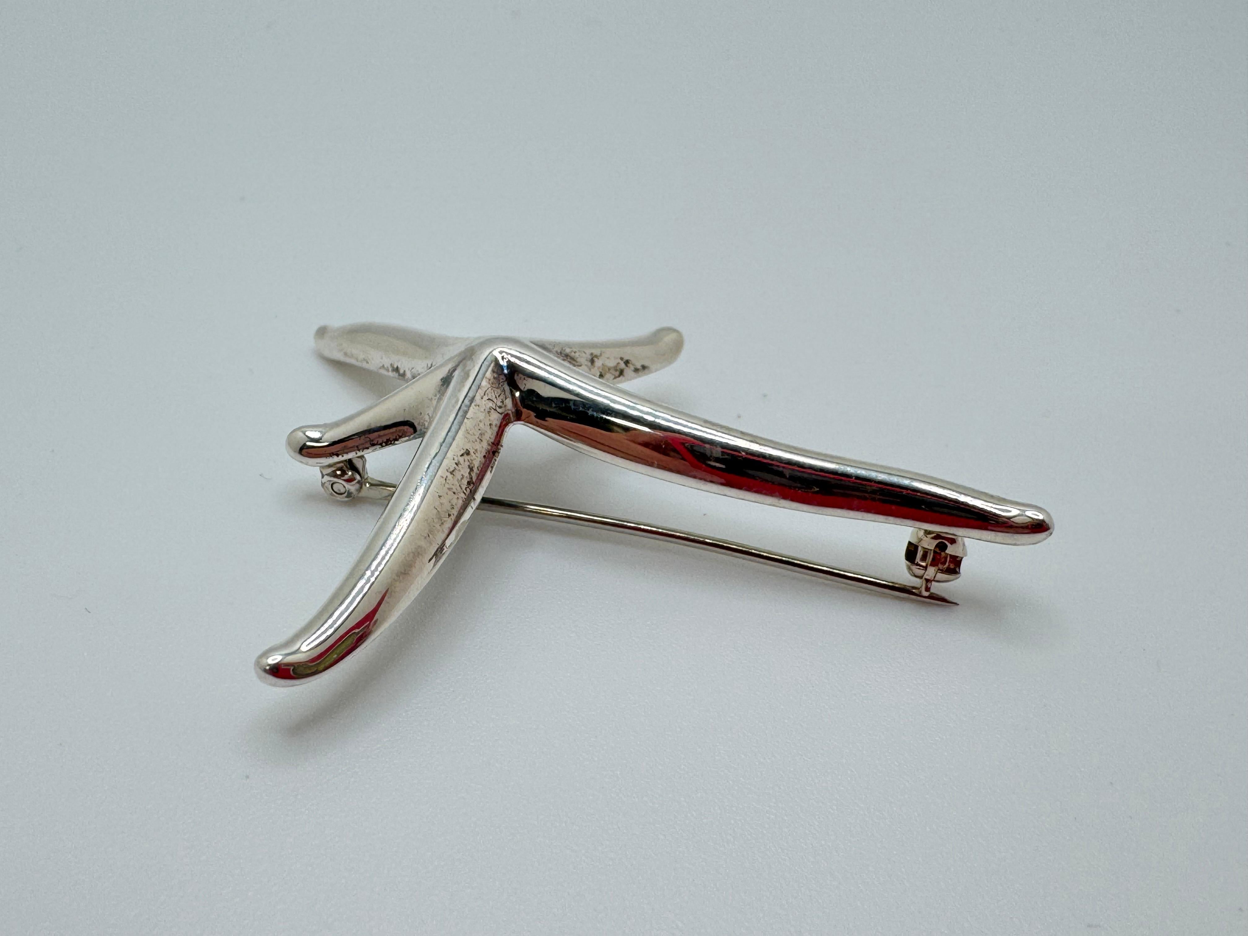 Art Deco Tiffany & Co. Starfish Brooch For Sale