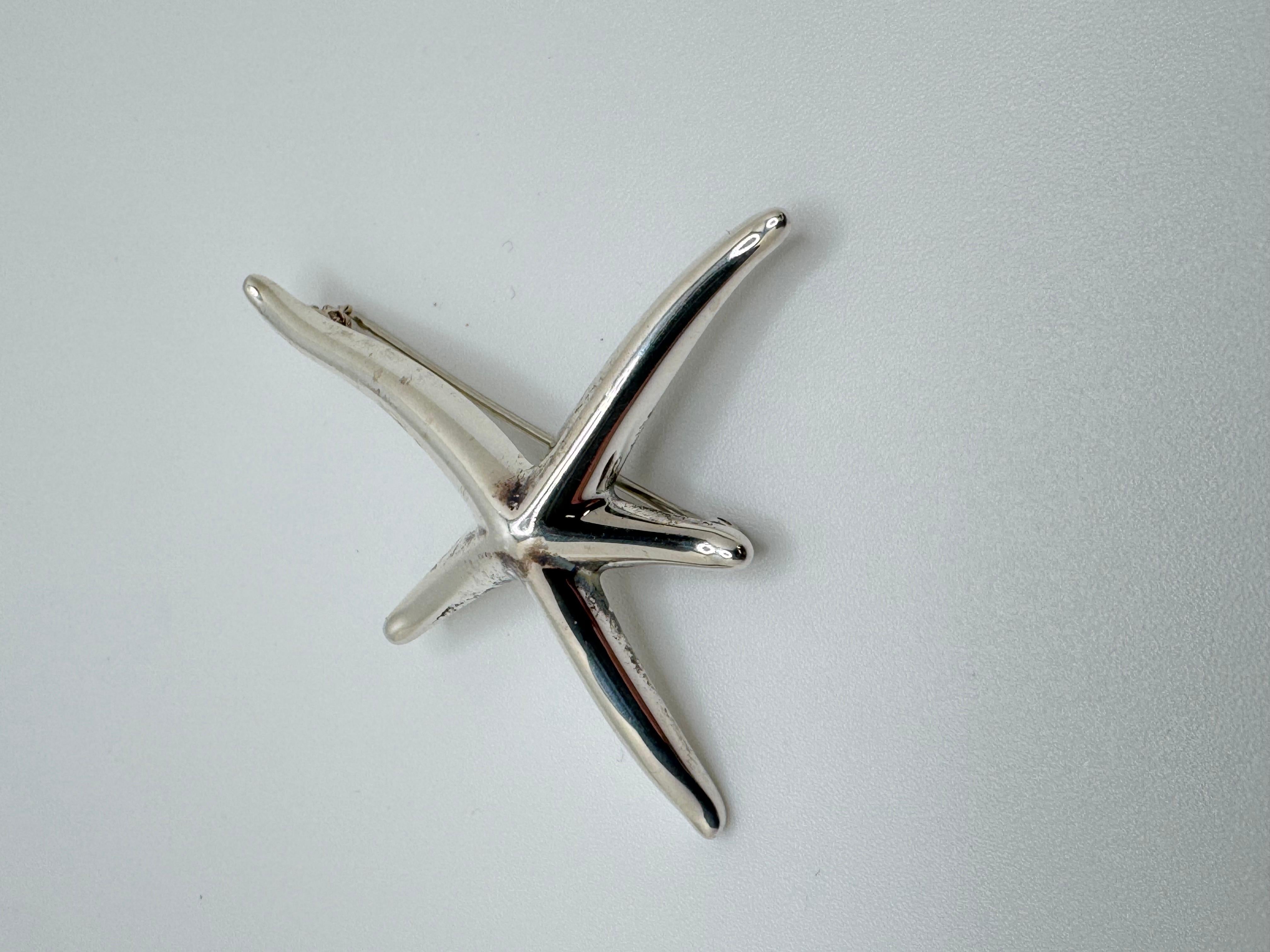 Tiffany & Co. Starfish Brooch In Good Condition For Sale In Palm Desert, CA