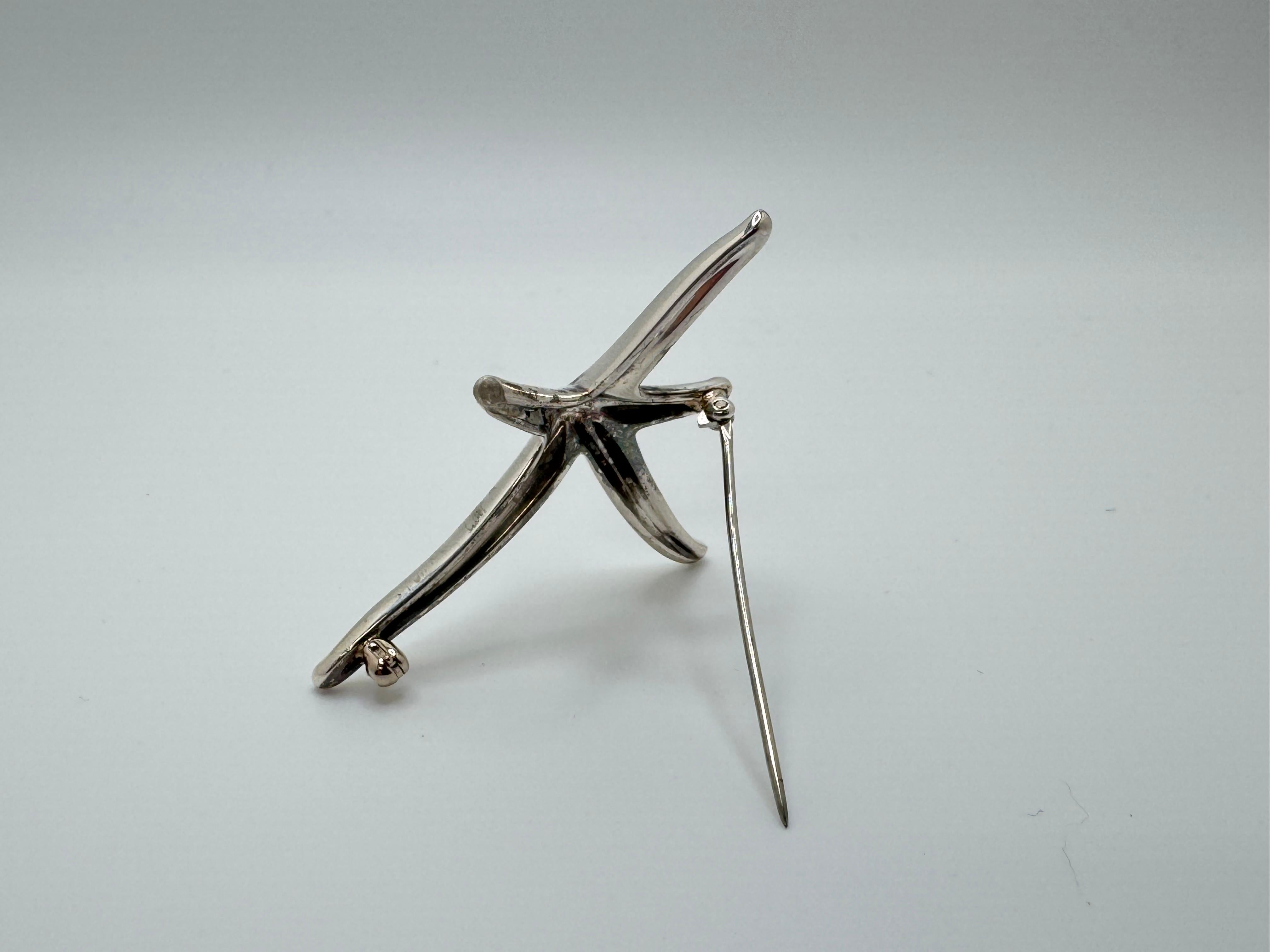 Women's or Men's Tiffany & Co. Starfish Brooch For Sale