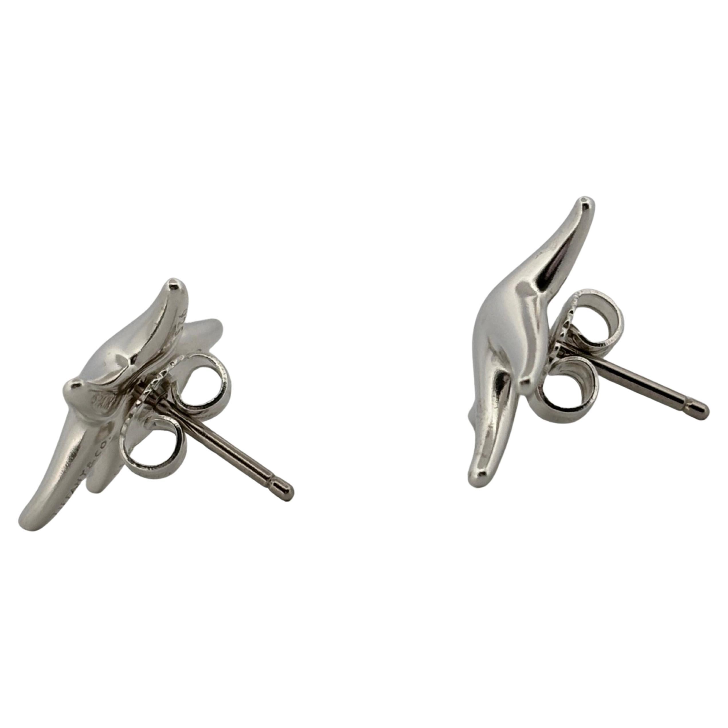 Tiffany & Co. Starfish Stud Post Back Elsa Perreti Spain Small Earrings For Sale 2