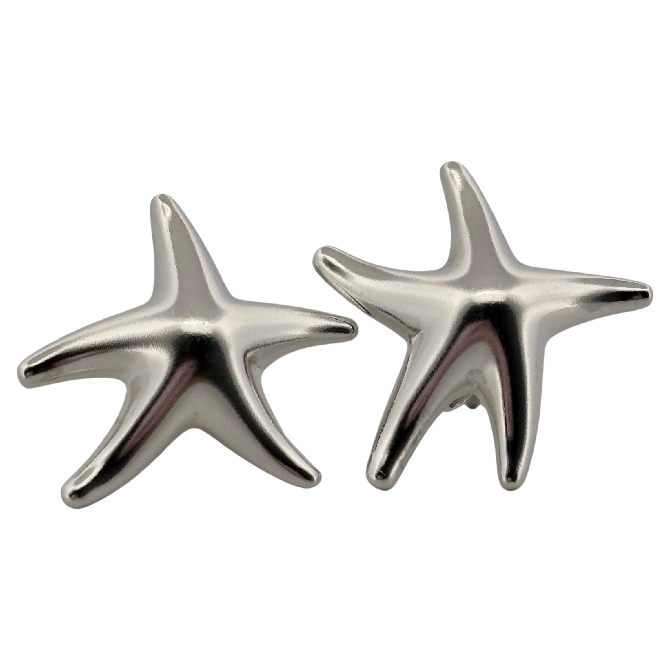 Tiffany & Co. Starfish Stud Post Back Elsa Perreti Spain Small Earrings For Sale