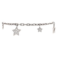 Tiffany & Co. Stars Charm Bracelet Platinum and Diamonds