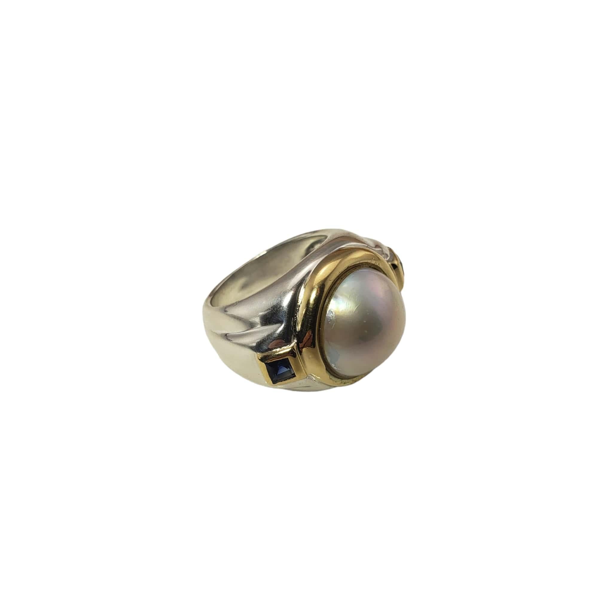 tiffany pearl ring silver