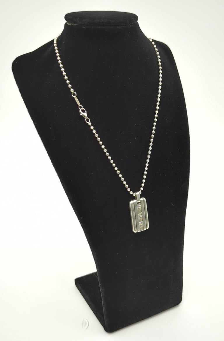 Tiffany and Sterling 925 Silver Bead Chain Necklace Atlas