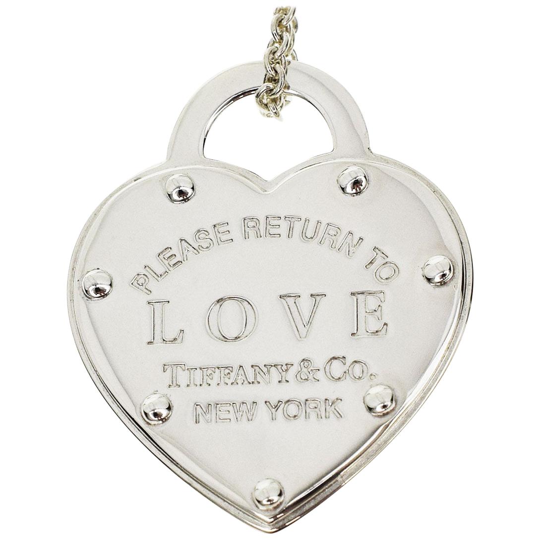 Tiffany & Co. Sterling 925 Silver Return to Tiffany Love Pendant Necklace