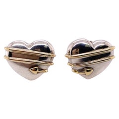 Tiffany & Co. Sterling and Gold Earrings