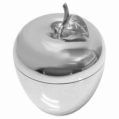 Tiffany & Co Sterling Apple covered container jar box