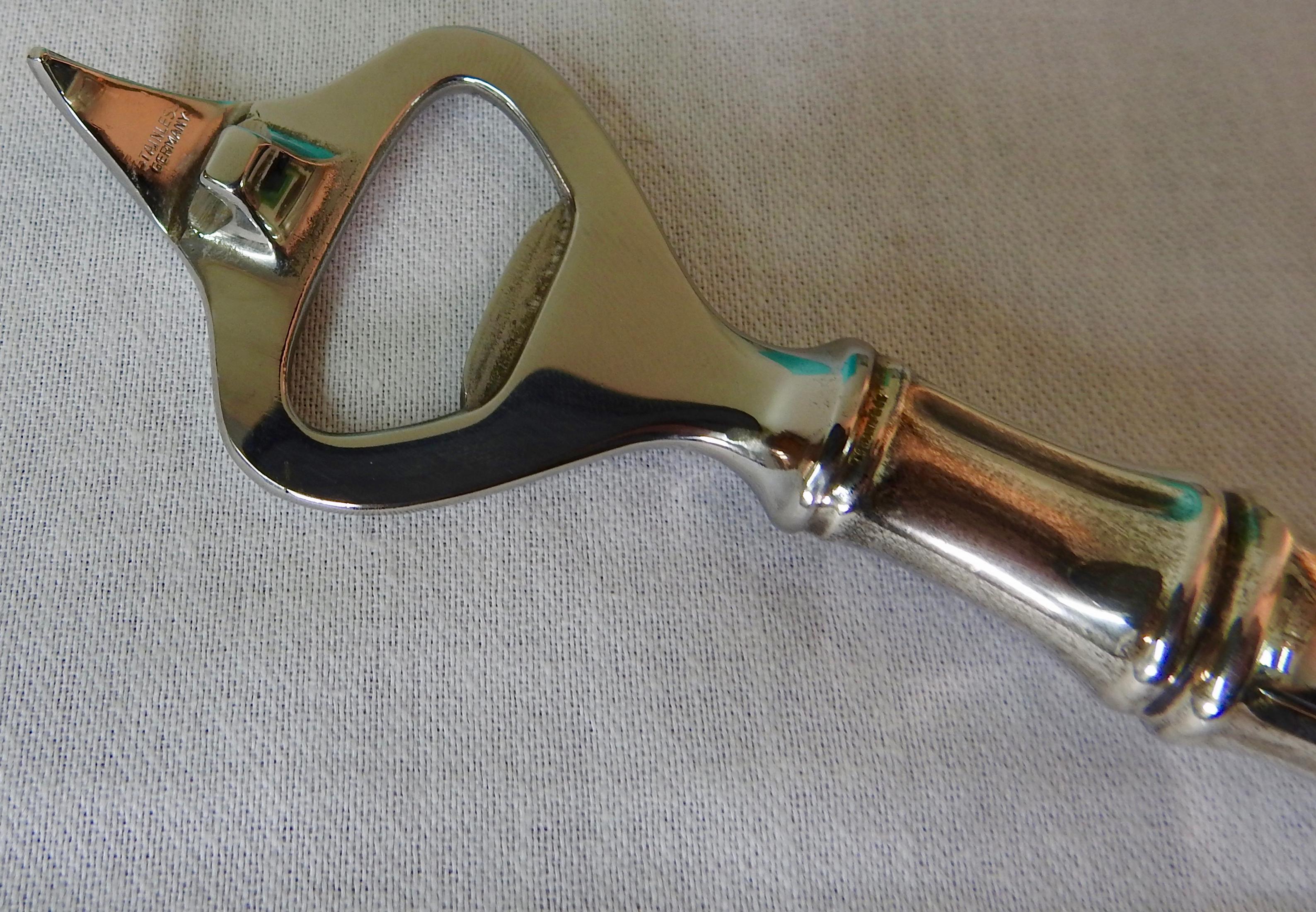 Tiffany & Co. Sterling Bamboo Bottle Opener and Jigger with Box 1