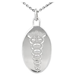 Vintage Tiffany & Co. Sterling Caduceus Pendant