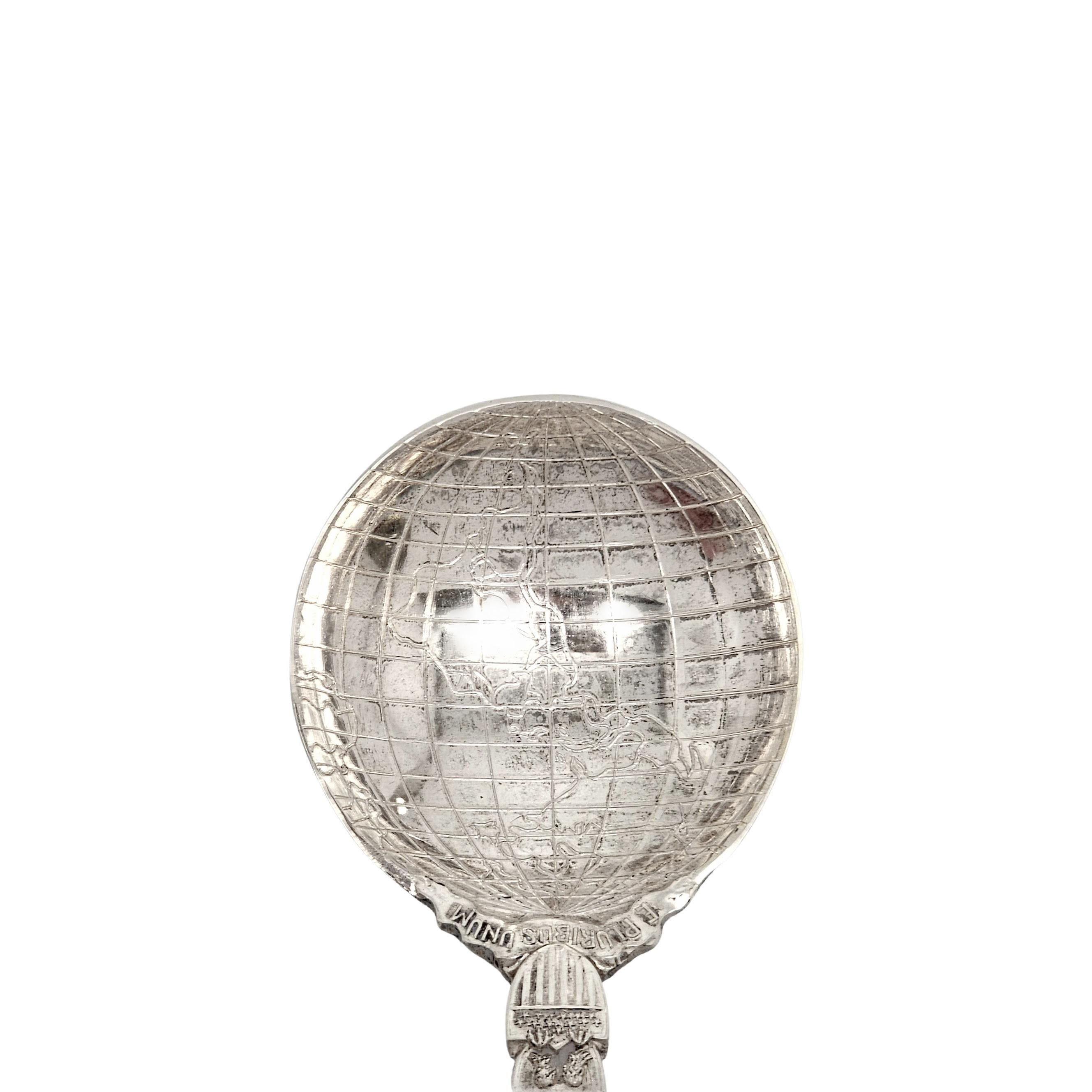 Tiffany & Co Sterling Christopher Columbus Globusschale Souvenir-Löffel #14890, Tiffany & Co im Angebot 1