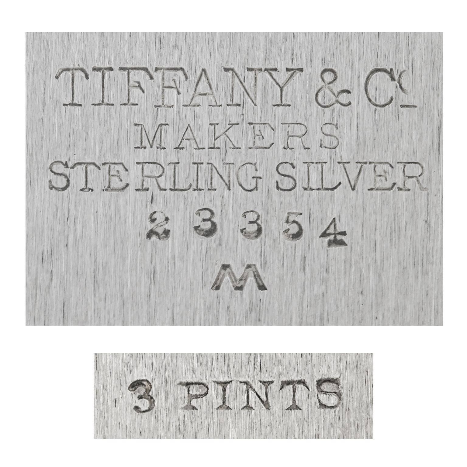 Argent sterling Tiffany & Co. Pichet à cocktail en argent, vers 1950 en vente
