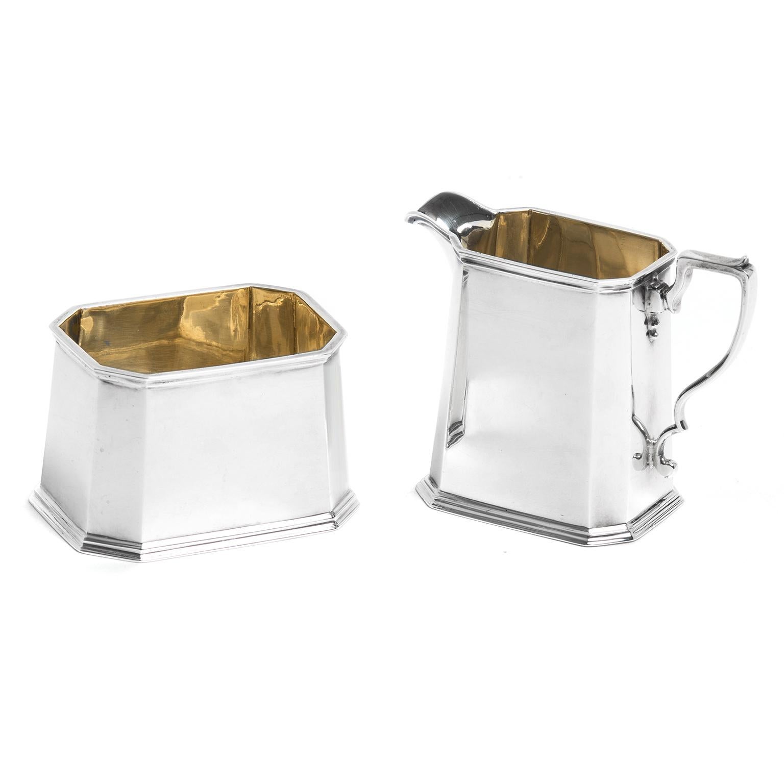 Argent sterling Tiffany & Co. Service à café ou à chocolat en métal avec plateau en vente